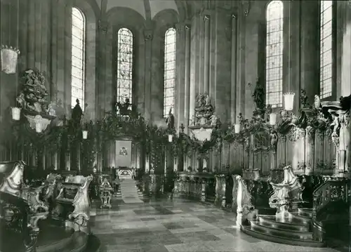 Ansichtskarte Mainz Dom zu Mainz: Chorgestühl 1980