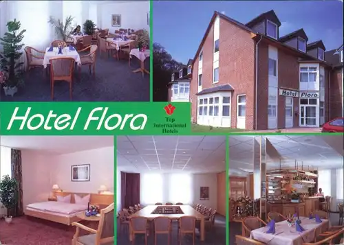 Postkarte Fredersdorf-Vogelsdorf Top International Hotel FLORA Mittelstrasse