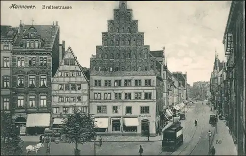 Ansichtskarte Hannover Breitestrasse 1912