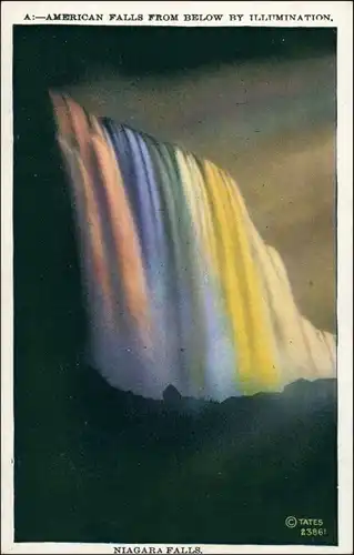 Niagara Falls (NY) Niagarafälle / Niagara Falls US Illuminiert 1930