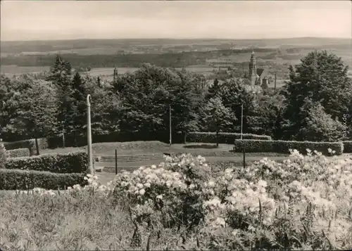 Ansichtskarte Kamenz Kamjenc Blick vom Hutberg auf die Kirche 1977