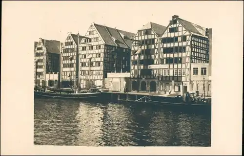 Neufahrwasser-Danzig Gdańsk/Gduńsk Hafen, Speicherhäuser 1927 Privatfoto