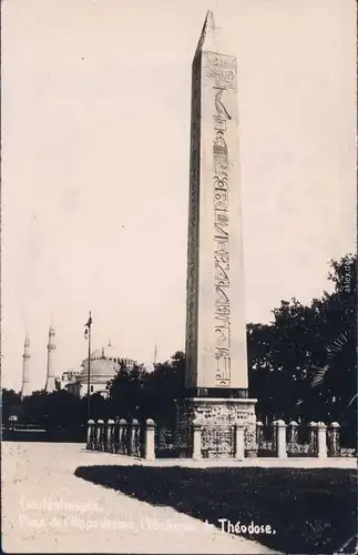 Istanbul Konstantinopel  Constantinople Place de Hippodrome Foto PC  1932