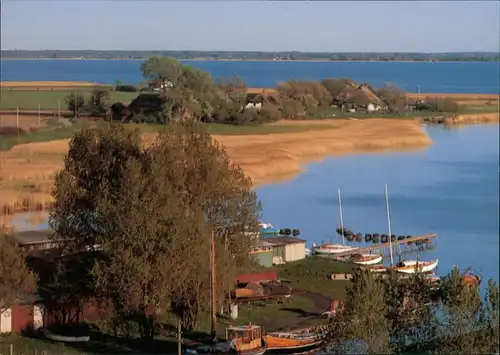 Ostseebad Wustrow (Fischland) Blick auf Barnstorf vom Wustrower Kirchturm 2000