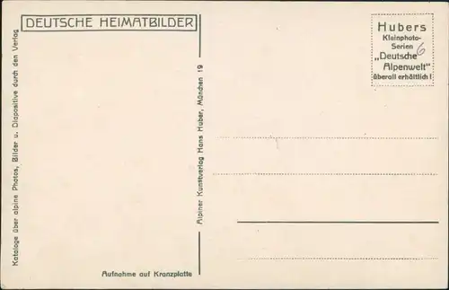 Garmisch-Garmisch-Partenkirchen Garmisch-Partenkirchen  Zugspitze  Alpen 1935