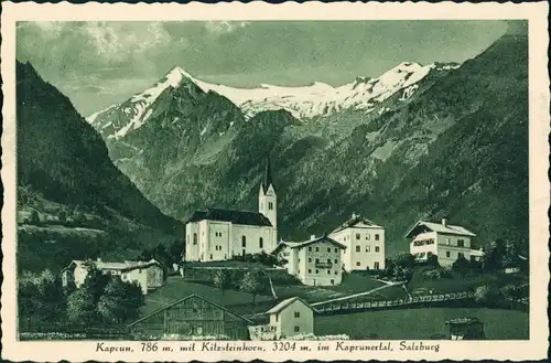 Ansichtskarte Kaprun Stadtpartie 1932