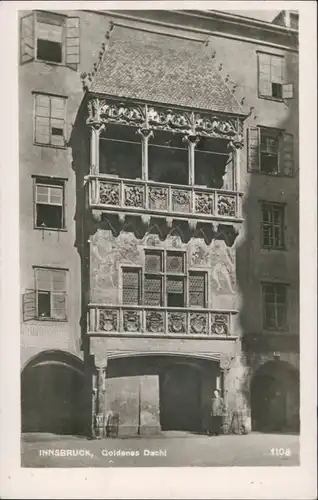 Ansichtskarte Innsbruck Goldenes Dachl 1929