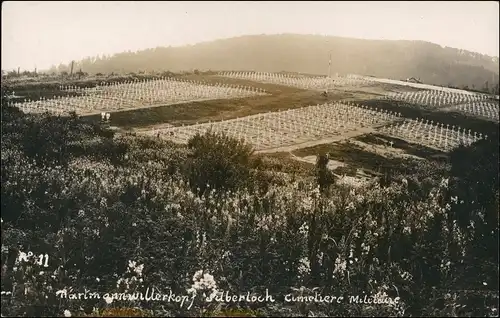 Foto Hartmannsweiler Hartmannswiller Kriegsgräber 1916 Privatfoto