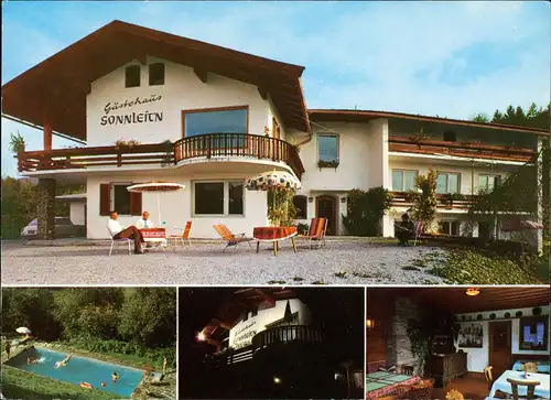 St. Johann in Tirol Gästehaus Sonnleit`n Berglehen 29 Mehrbild-AK 1975