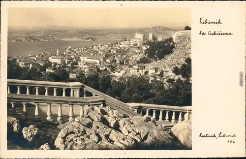 Sebenico Šibenik Blick über die  Šibensko-kninska županija : Hrvatska  1930