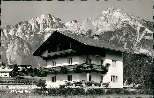 Zillertal Haus Kircher Schlitters Zillertal Pension, Unterkunft 1963