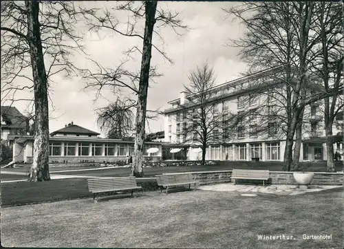 Ansichtskarte Winterthur Gartenhotel 1973