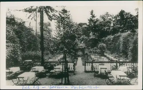 Privatfoto Bahnhof Garten Restaurant (Ort unbekannt) 1950 Privatfoto