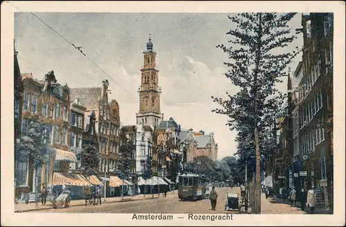 Postkaart Amsterdam Amsterdam Rozengracht 1926