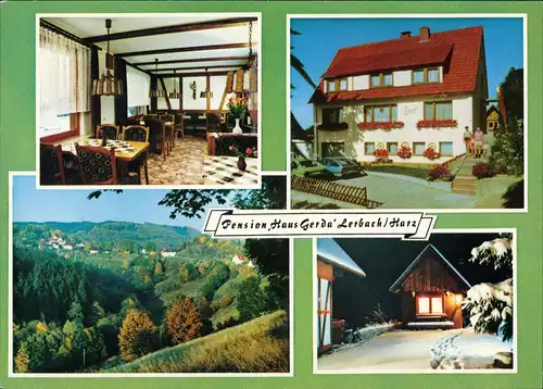 Osterode (Harz) Pension Gerda Inh. Grüneberg Obere Harzstraße, OT Lerbach  1983