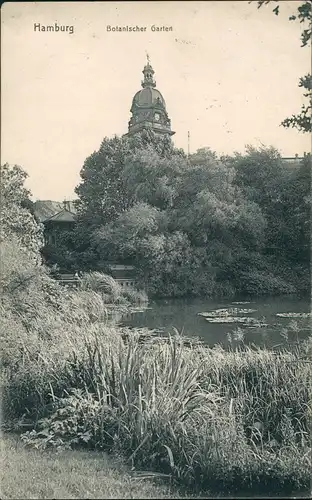 Ansichtskarte Hamburg Botanischer Garten, Hauptgebäude 1910