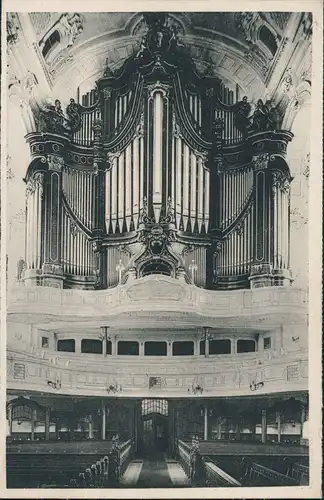 Ansichtskarte Neustadt-Hamburg Michaeliskirche - Orgel 1927