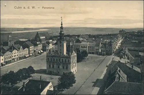 Postcard Culm (Weichsel) Chełmno (Weichsel) Markt und Stadt 1912