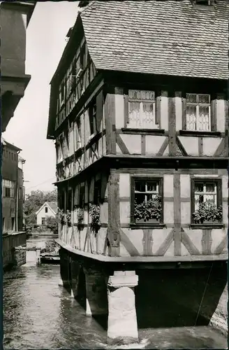 Forchheim (Oberfranken) Wiesentpartie beim Katharinen Spital 1960