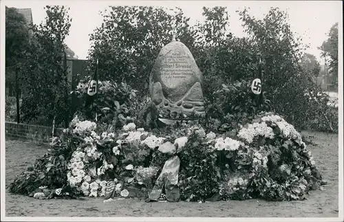 Züllichau Sulechów Schwiebus Gedenkstatein Propaganda 1938 Privatfoto