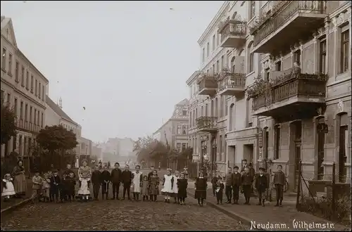 Neudamm (Neumark) Dębno Wilhelmstrasse, Kinder 1912 Privatfoto