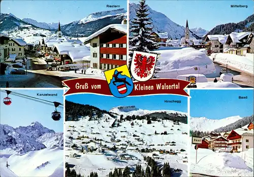 Riezlern-Mittelberg Kleines Walsertal MB-AK mit Mittelberg, Riezlern, Baad uvm. 1983