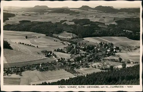 Ansichtskarte Kleingießhübel-Reinhardtsdorf-Schöna Stadtblick 1937