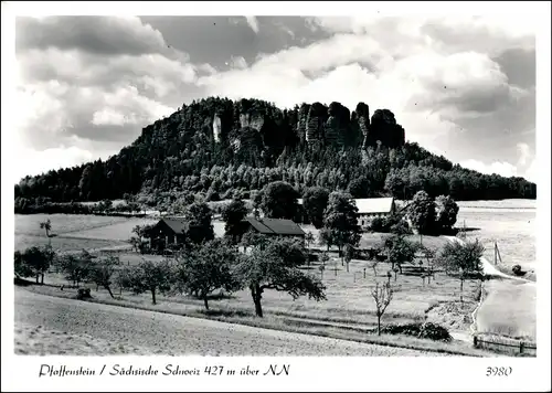 Pfaffendorf-Königstein (Sächsische Schweiz) Pfaffenstein und Stadt 1989