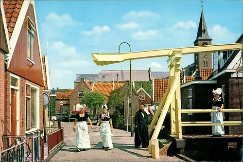 Volendam-Edam-Volendam Trachten/ Typen Straßen  Trachtenkleidung 1975