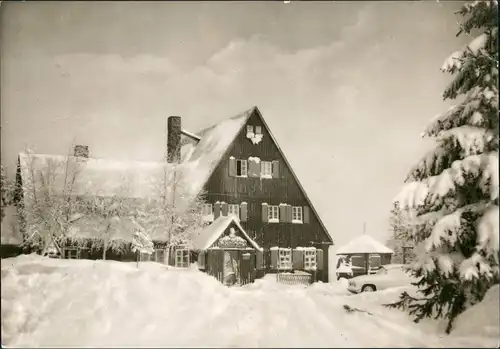 Altenberg (Erzgebirge) Erzgebirge DDR AK Waldschänke "Altes Raupennest" 1971