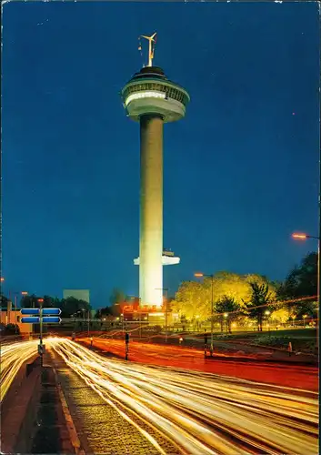 Postkaart Rotterdam Rotterdam Euromast bei Nacht 1978