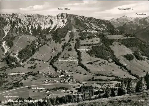 Bad Oberdorf (Algäu)-Bad Hindelang Skigebiet - Beschreibung 1965