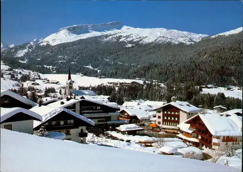 Riezlern-Mittelberg Wintersportplatz Riezlern Kleinwalsertal Panorama 1990