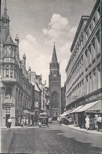 Königsberg (Ostpreußen) Калининград Junkerstraße - Geschäfte Autos 1928/1982