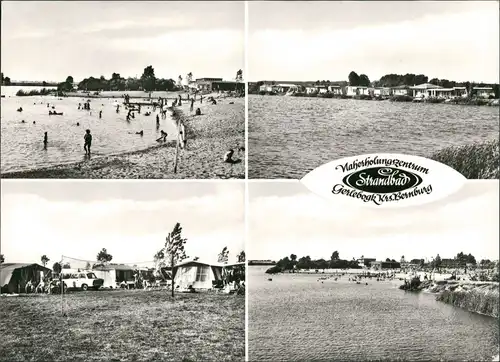 Bernburg (Saale) Umland-Ansichten Strandbad Erholungszentrum Gerlebogk 1984/1982