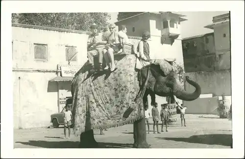 .Indien Elefant, Alexej Pluder Smazelicoh Ambra India 1965 Privatfoto