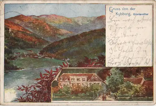 Freiburg im Breisgau Günterstal/Kappel Kyburg (Kybfelsen) 2 Bild 1902