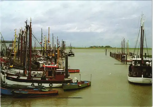 Ansichtskarte Ditzum-Jemgum Fischereihafen 1979