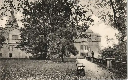 Weilburg (Lahn) Schloss Partie im Schlossgarten, Park, Castle 1910