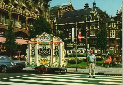 Amsterdam Amsterdam Draaiorgel Drehorgel Innenstadt Stadtteilansicht 1970