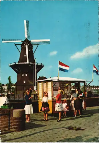 Amsterdam Amsterdam Mill of Amsterdam Moulin d Stadtteilansicht mit Mühle 1968