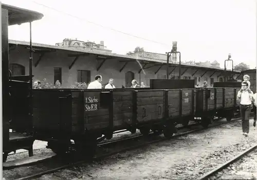 .Sachsen Schmalspurbahn Radebeul Ost - Radeburg Sächs Eisenbahn 1978 Privatfoto Foto