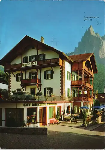 Seis am Schlern Siusi allo Sciliar Hotel MONTE PEZ in Südtirol 1979
