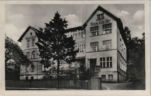 Postcard Bad Reinerz Duszniki-Zdrój Haus Cäcilie 1934