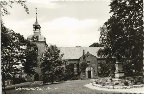 Ansichtskarte Wittmund Straßenpartie - Denkmal 1968