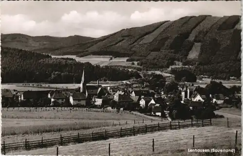 Ansichtskarte Lenhausen-Finnentrop (Sauerland) Stadtansichten 1955