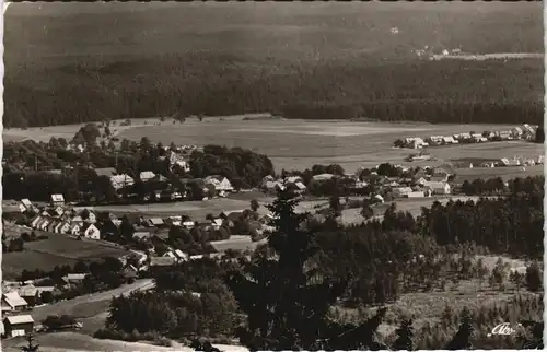 Ansichtskarte Friedenfels (Oberpfalz Lk Tirschenreuth) Stadtblick 1961