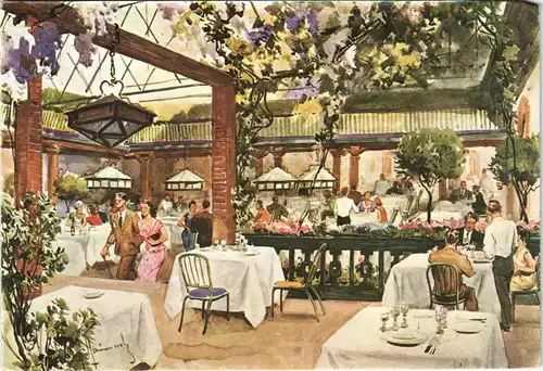 Cartoline Mailand Milano Ristorante Giannino Via A. Sciesa 1960