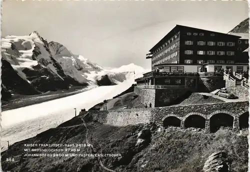 Ansichtskarte Zell am See Kaiser Franz Josef Haus VW-Käfer 1962