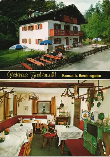 Ramsau bei Berchtesgaden Werbekarte Gästehaus Zauberwald 2 Bild 1981